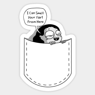 Fart Pocket Sticker